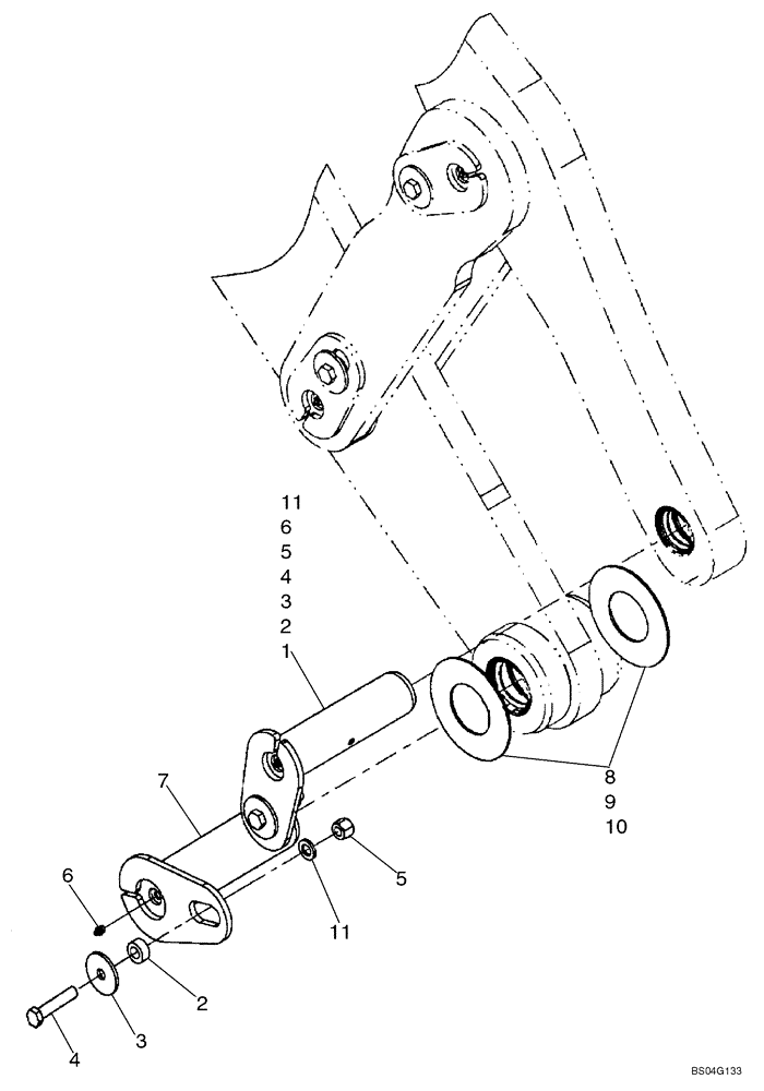 Схема запчастей Case 721E - (09-11) - BUCKETS - ATTACHMENT (XT LOADER) (09) - CHASSIS