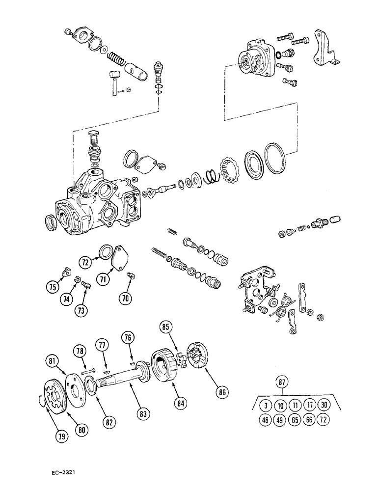 Схема запчастей Case 380B - (3-78) - FUEL INJECTION PUMP, VA, BOSCH VA INJECTION PUMP (CONTD) (03) - FUEL SYSTEM