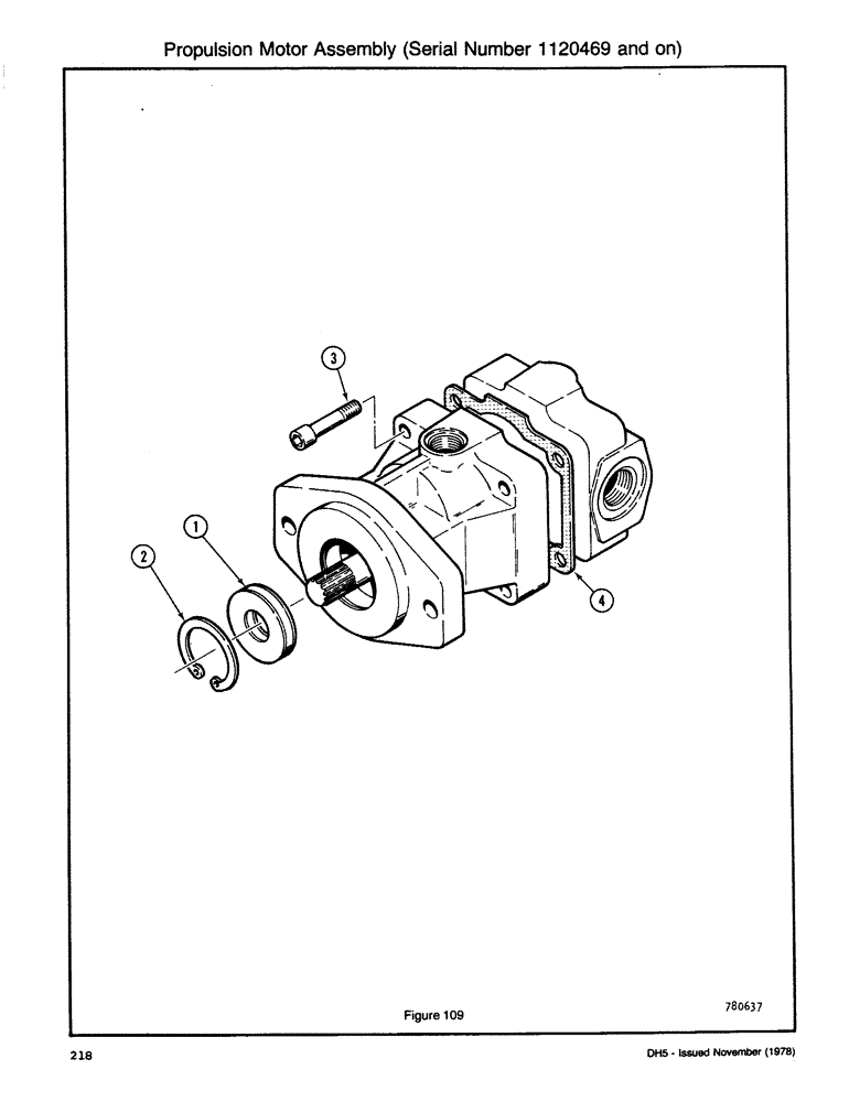 Схема запчастей Case DH5 - (218) - PROPULSION MOTOR ASSEMBLY (SERIAL NUMBER 1120469 AND ON) (89) - TOOLS