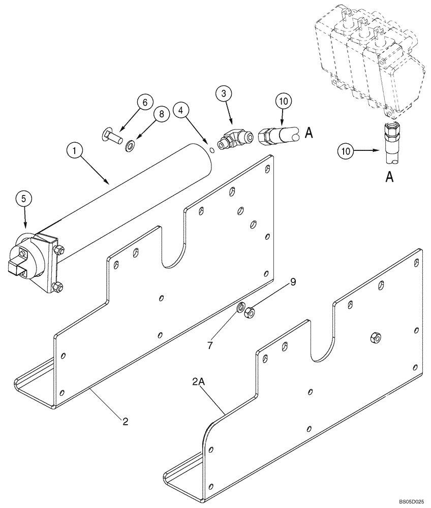 Схема запчастей Case 586G - (08-12) - HYDRAULICS - LOAD CONTROL (08) - HYDRAULICS