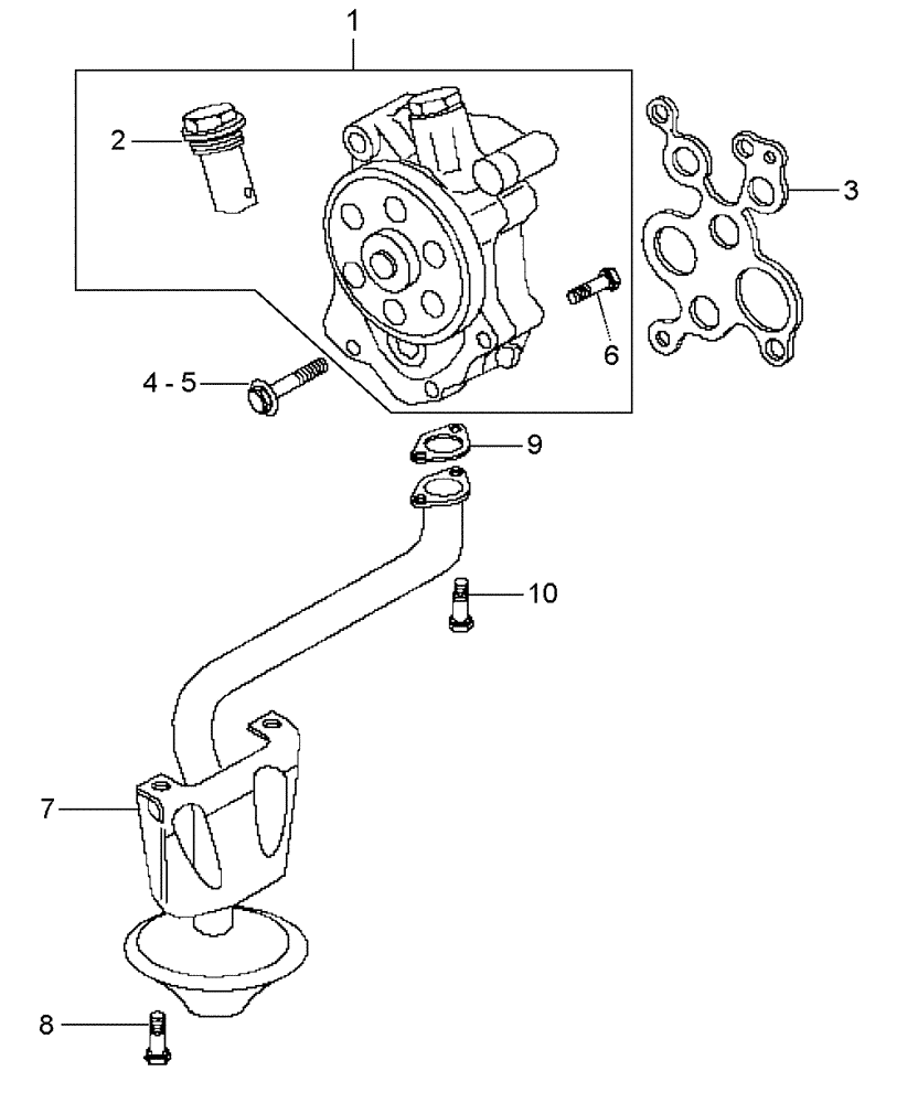 Схема запчастей Case 327B - (01A19010161[001]) - OIL PUMP INSTAL (87578871) (01) - ENGINE