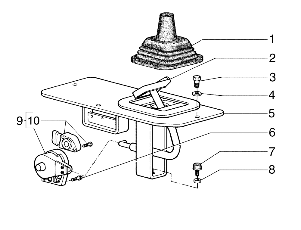 Схема запчастей Case 845B - (06-02[20]) - TRANSMISSION CONTROL - (DIRECT DRIVE) (06) - POWER TRAIN