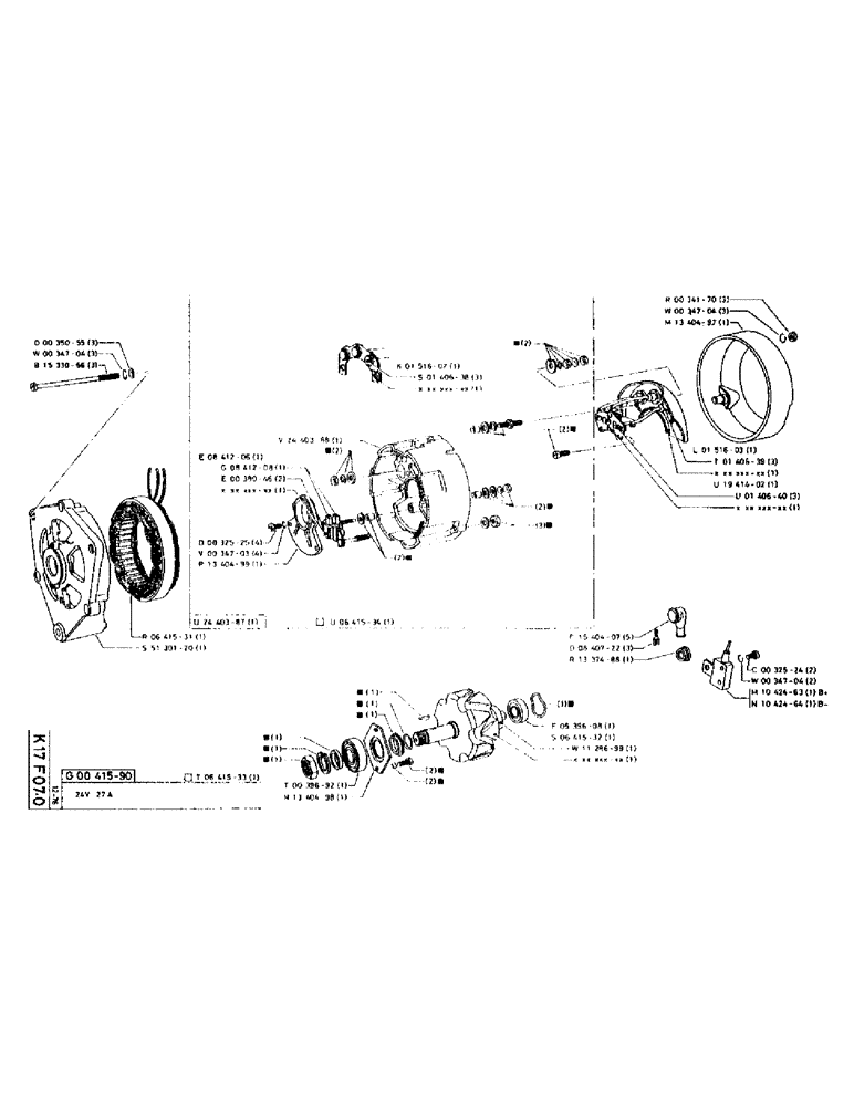 Схема запчастей Case 75P - (153) - NO DESCRIPTION PROVIDED (07) - HYDRAULIC SYSTEM