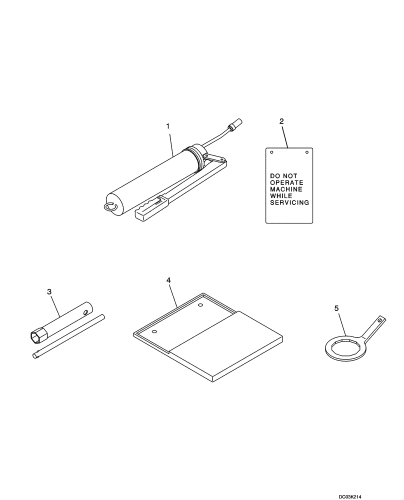 Схема запчастей Case CX47 - (09-57[00]) - TOOLS (09) - CHASSIS/ATTACHMENTS