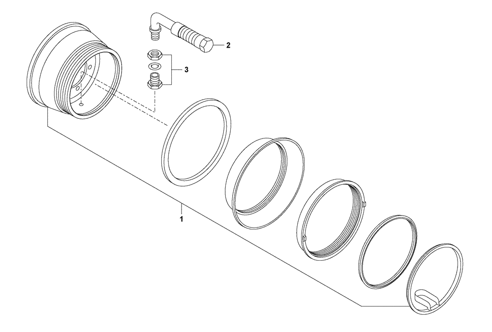 Схема запчастей Case 325 - (2.389/1[02]) - WHEEL ASSY - VALVE BASE, STEM (87394748) (11) - AXLES/WHEELS