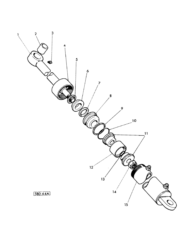 Схема запчастей Case 35 - (096) - 4-IN-1 BUCKET CYLINDER 