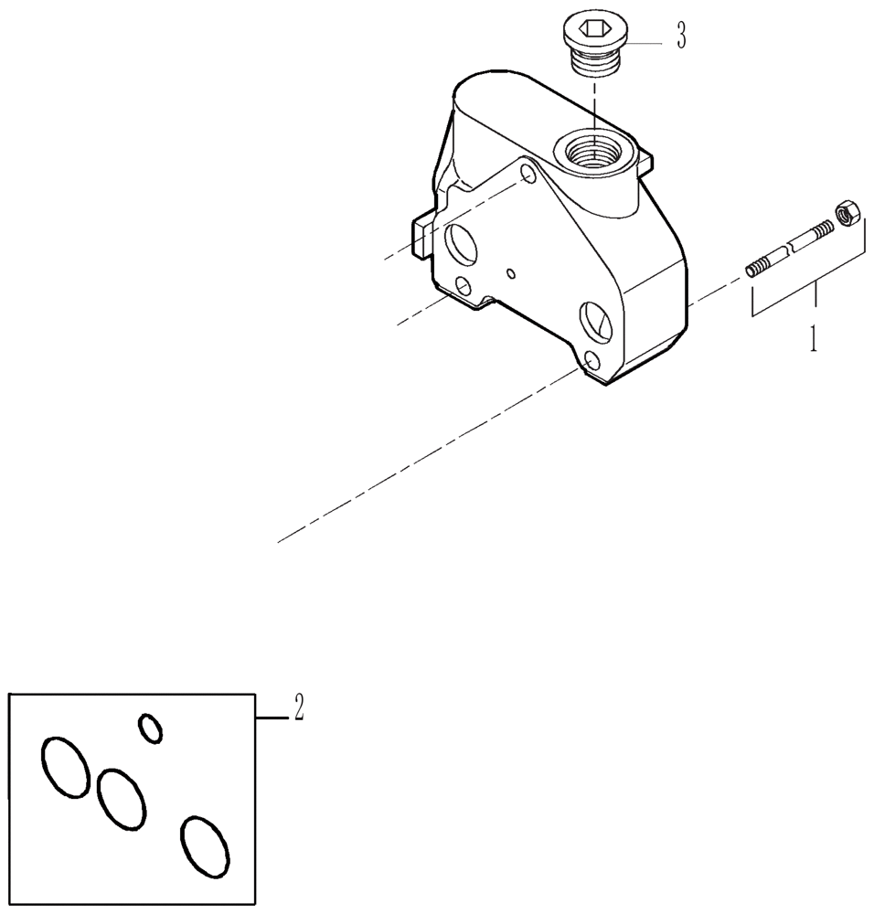 Схема запчастей Case TX1055 - (9.00825B[08]) - 3 SPOOL VALVE - COMPONENTS- OPTIONAL CODE 749001091 (35) - HYDRAULIC SYSTEMS