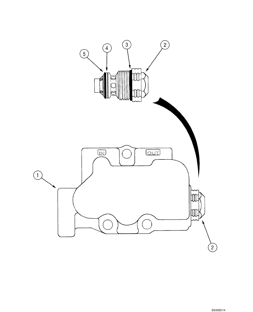 Схема запчастей Case 585G - (08-17) - VALVE SECTION - INLET (08) - HYDRAULICS