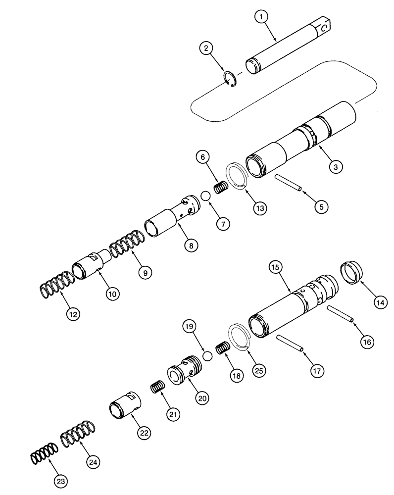 Схема запчастей Case 1150H - (06-12) - TRANSMISSION - VALVE, CONTROL (06) - POWER TRAIN