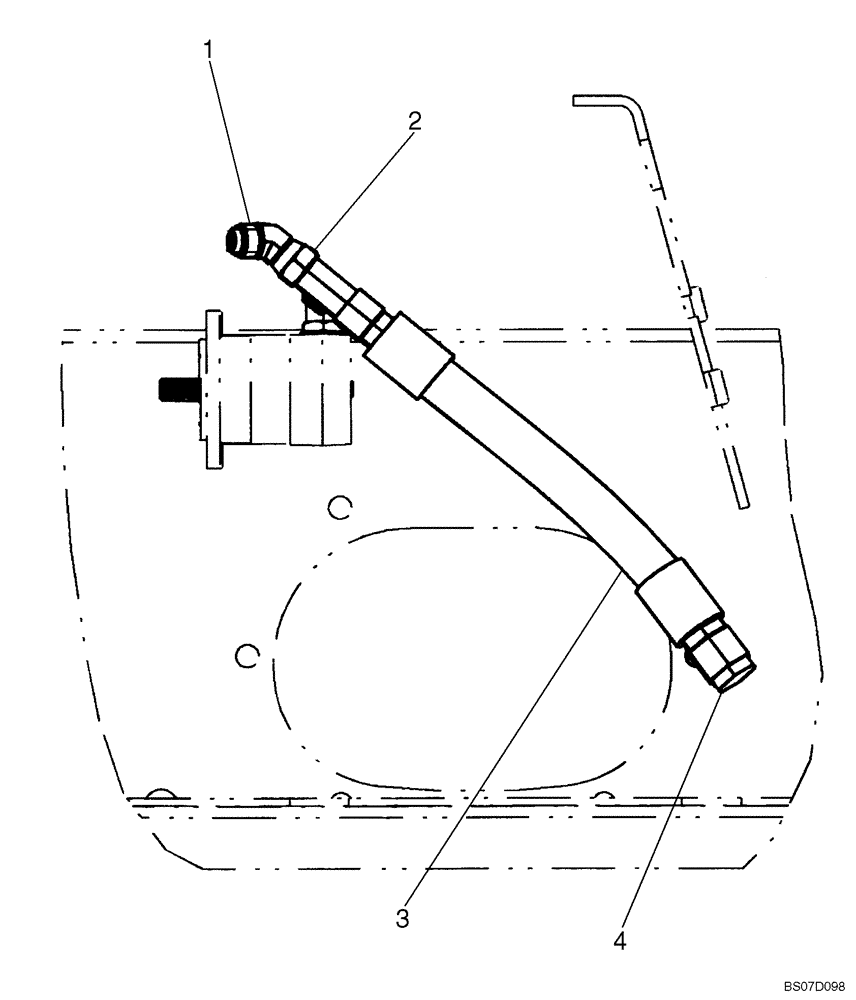 Схема запчастей Case 450CT - (06-02) - HYDROSTATICS - NORTH AMERICAN NOISE CONTROL (SPLIT PUMP CONFIGURATION) (06) - POWER TRAIN