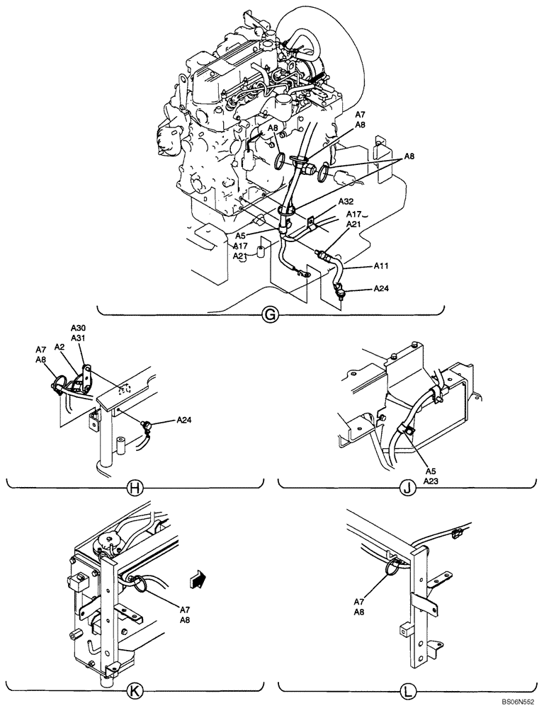 Схема запчастей Case CX17B - (01-042[03]) - ELECTRICAL ASSY, UPPER (HORN) (55) - ELECTRICAL SYSTEMS