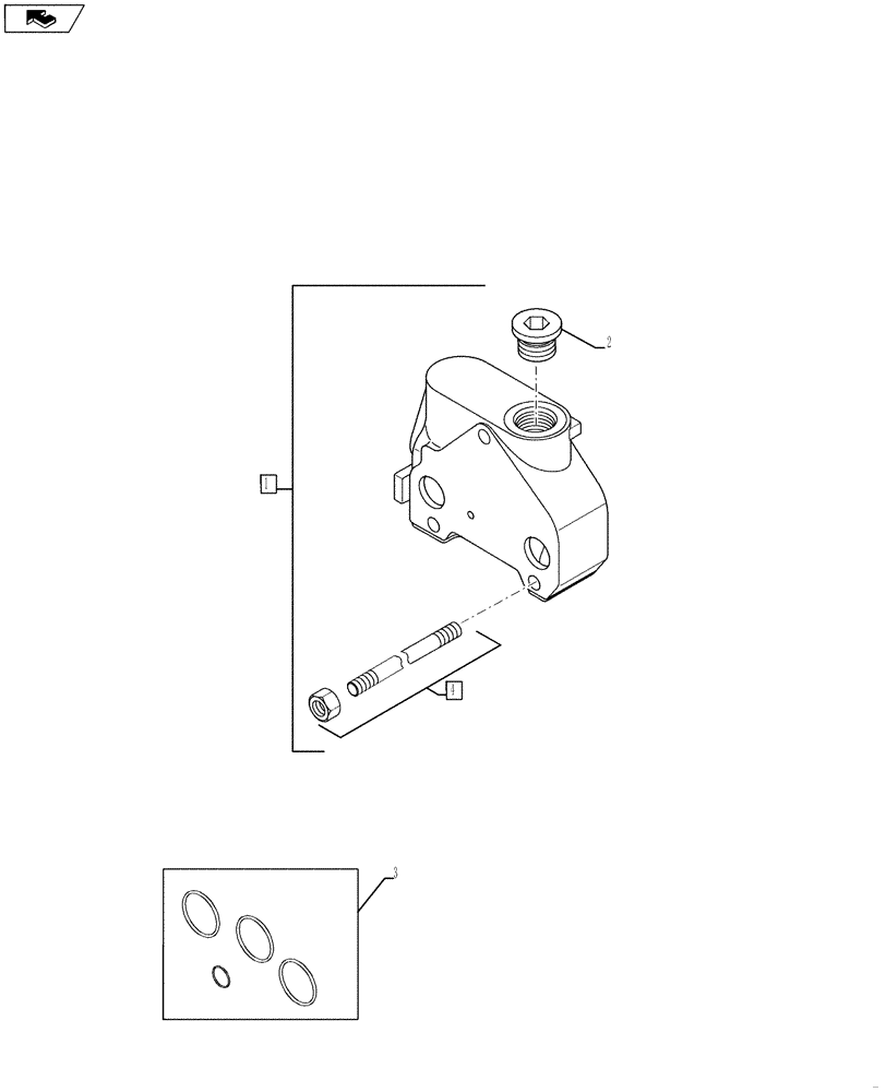 Схема запчастей Case 580SN WT - (35.150.05) - VALVE SECTION - BACKHOE, OUTLET (35) - HYDRAULIC SYSTEMS