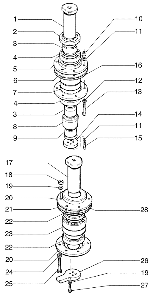 Схема запчастей Case 865B - (09-10[01]) - ARTICULATION JOINT (09) - CHASSIS/ATTACHMENTS