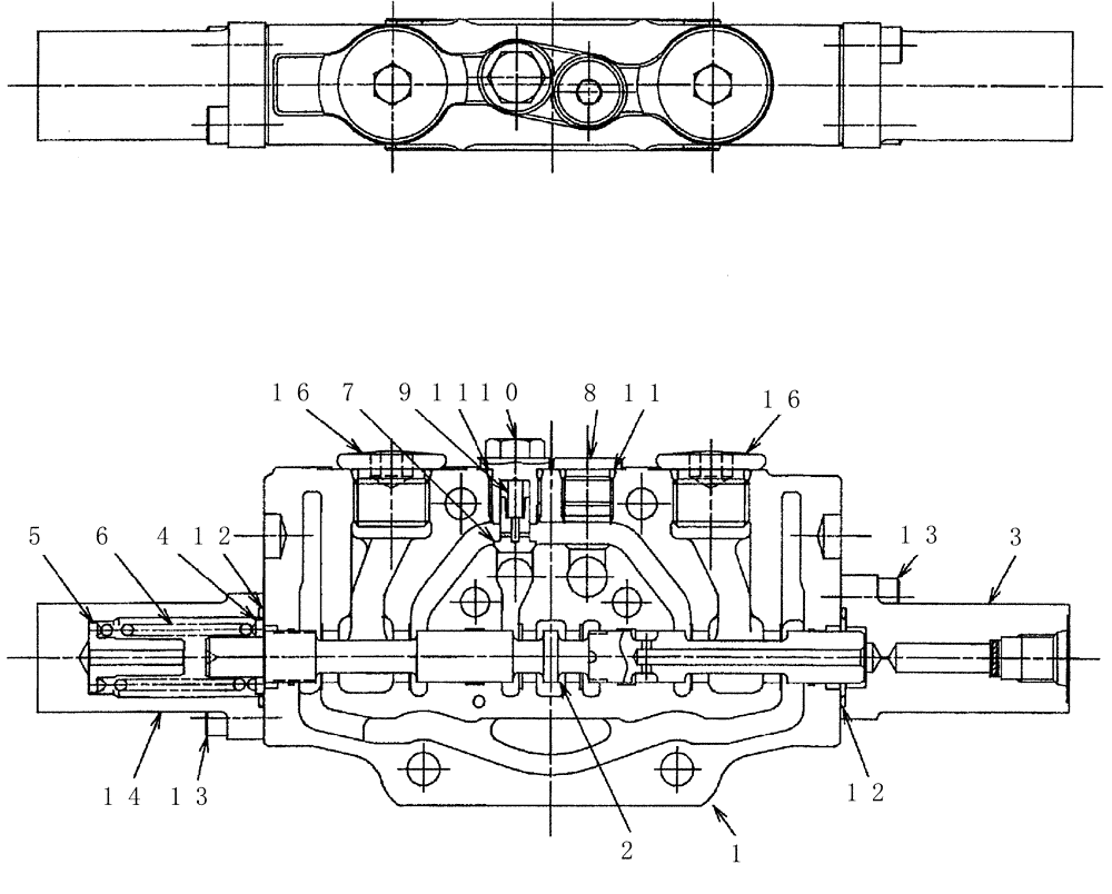 Схема запчастей Case CX50B - (HC004) - VALVE ASSEMBLY, CONTROL (ARM CONFLUENCE) (35) - HYDRAULIC SYSTEMS