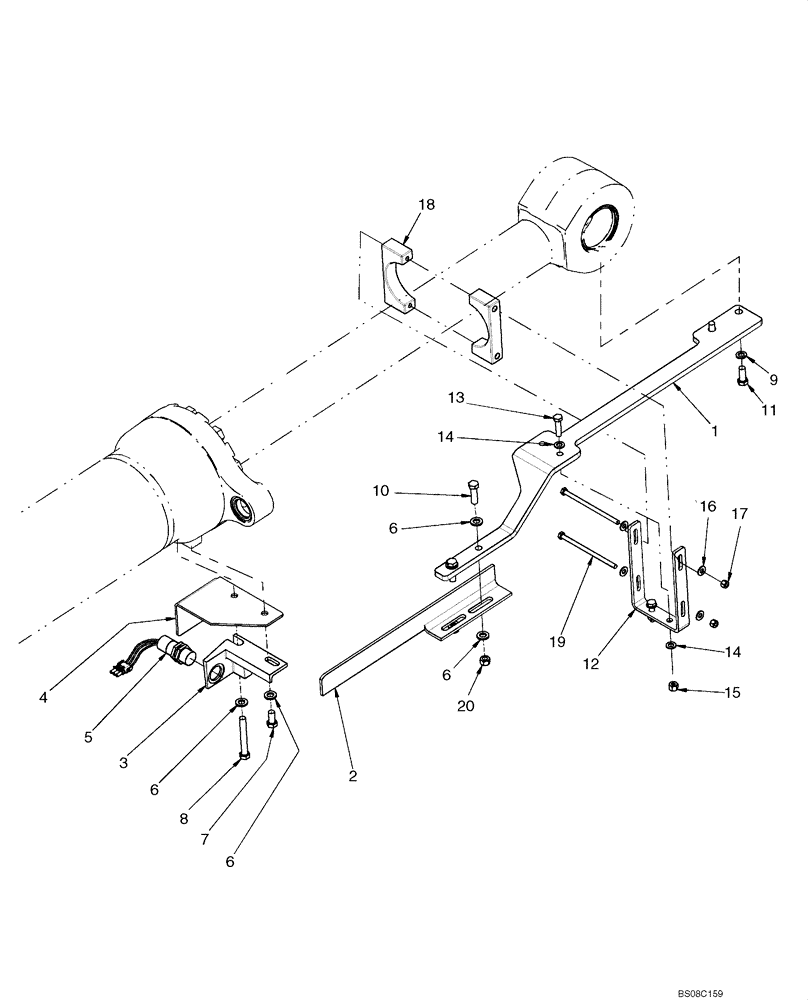 Схема запчастей Case 921E - (09-02) - CONTROL - RETURN-TO-DIG (XR) (09) - CHASSIS