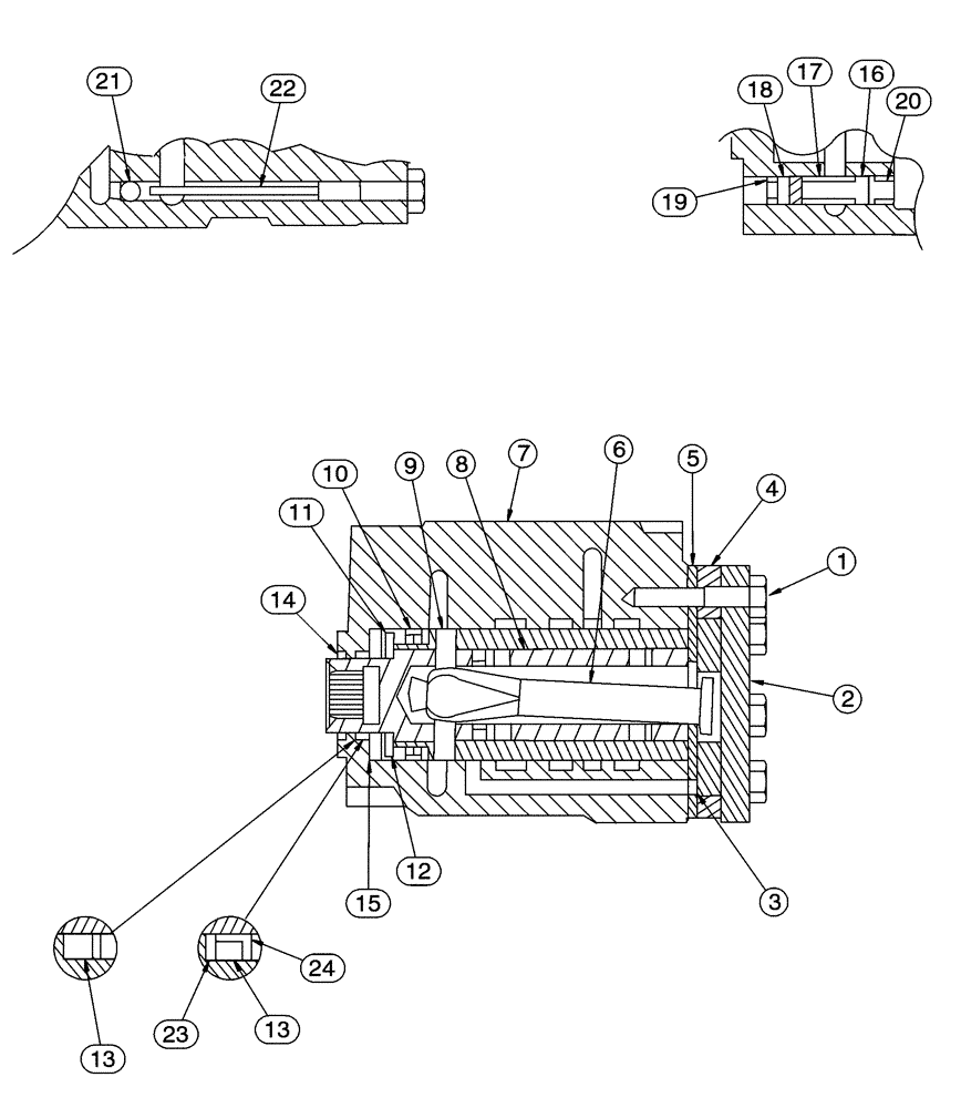 Схема запчастей Case 621C - (05-008) - VALVE ASSEMBLY STEERING CONTROL (05) - STEERING