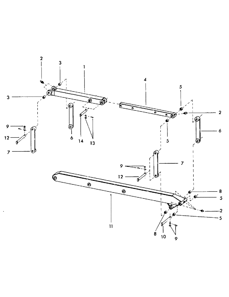 Схема запчастей Case 30YC - (D16) - "Y" TOOL BOOM EXTENSIONS (WITH PINS AND LINKS) (09) - BOOMS