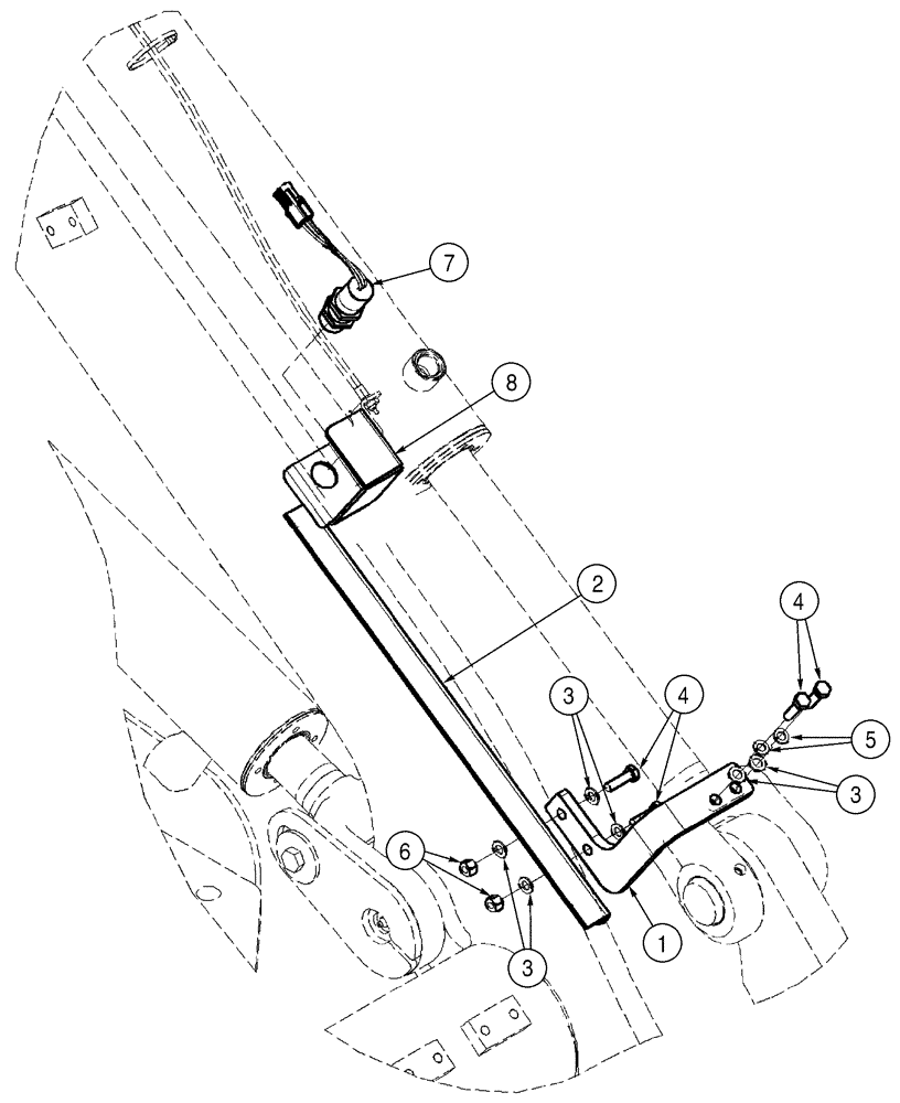 Схема запчастей Case 621D - (09-02) - CONTROL - RETURN-TO-DIG, XT LOADER (09) - CHASSIS