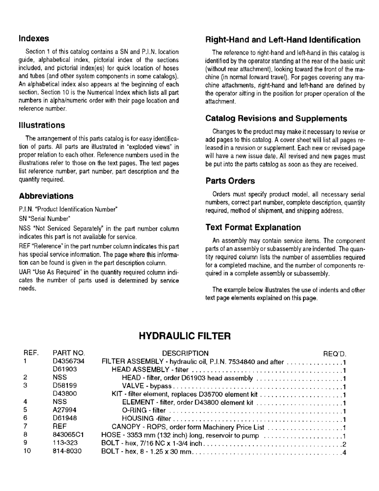 Схема запчастей Case 590L - (1-04) - GENERAL INFORMATION (00) - PICTORIAL INDEX
