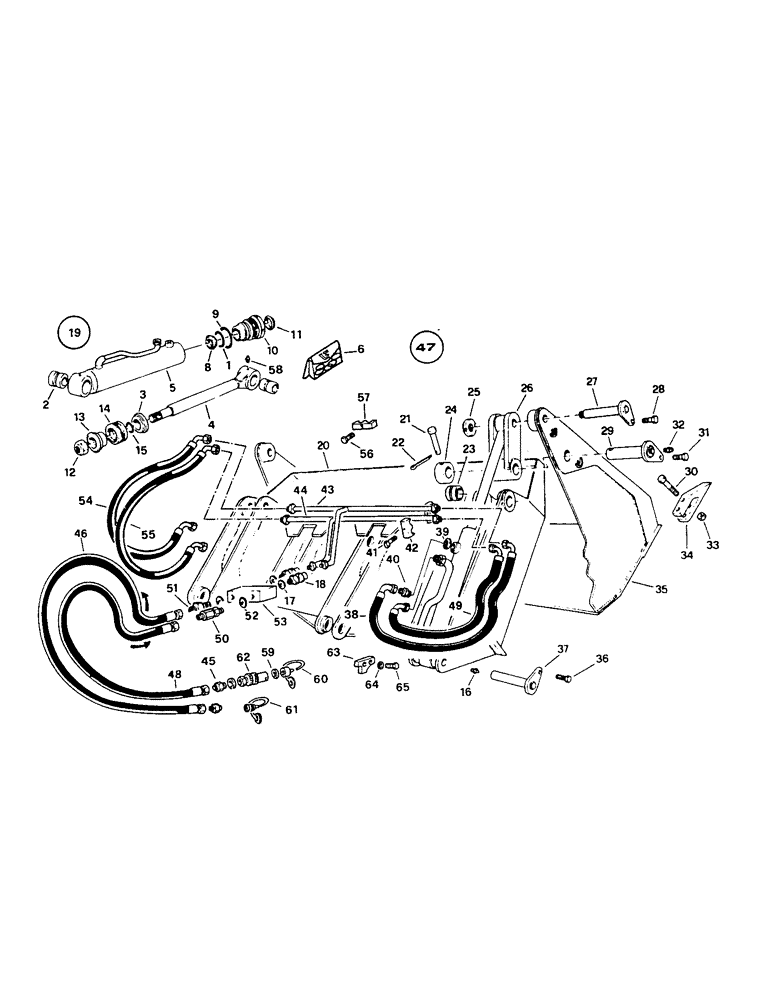 Схема запчастей Case 221B - (9-33A) - BUCKET - 4 IN 1 - QUICK COUPLER, 121B (DAH1216844-) (09) - CHASSIS/ATTACHMENTS