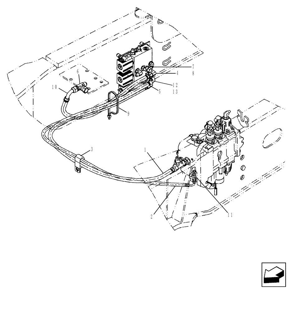 Схема запчастей Case 580SM - (35.701.03[02]) - HYDRAULICS - COUPLER, LOADER TOOL QUICK, (VARIABLE VOLUME PUMP MODELS) (580SM+) (35) - HYDRAULIC SYSTEMS