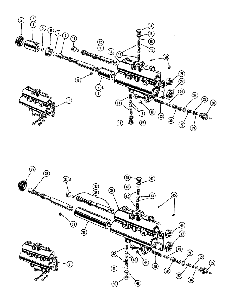 Схема запчастей Case W9A - (088) - A12818 SELECTOR VALVE ASSEMBLY, USED PRIOR TRANS. SN. 18213 (06) - POWER TRAIN