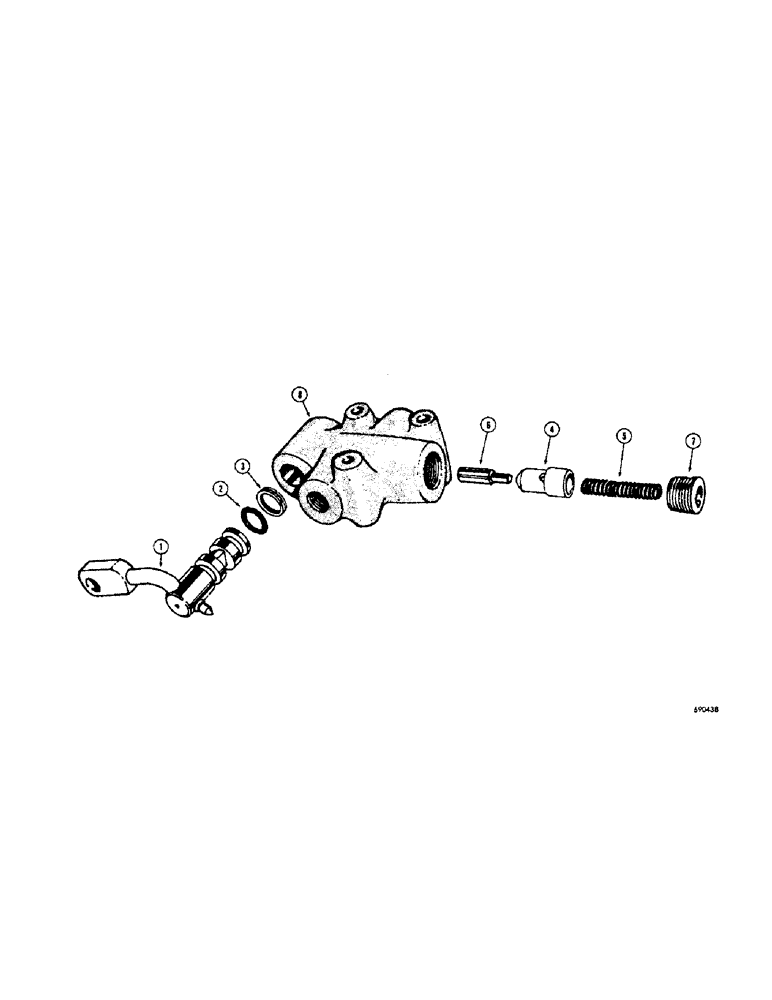 Схема запчастей Case W7E - (132[1]) - CLUTCH CONTROL VALVE (06) - POWER TRAIN