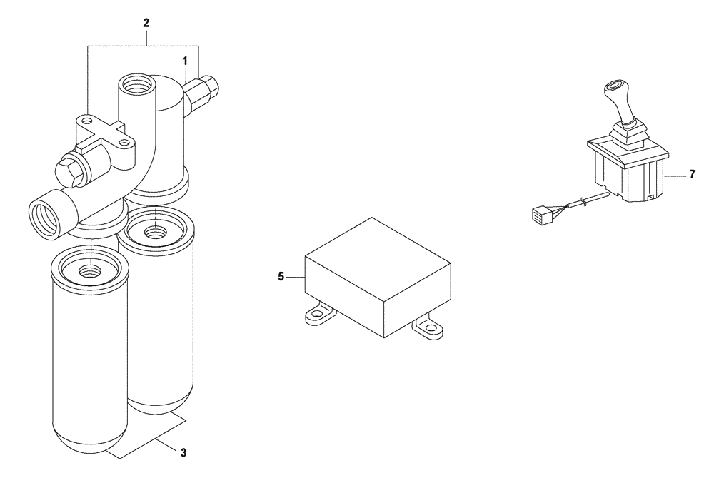 Схема запчастей Case 330B - (18A00010987[001]) - FILTER ASSY / MANIPULATOR - GEARBOX W/RETARDER (87568880) (03) - Converter / Transmission