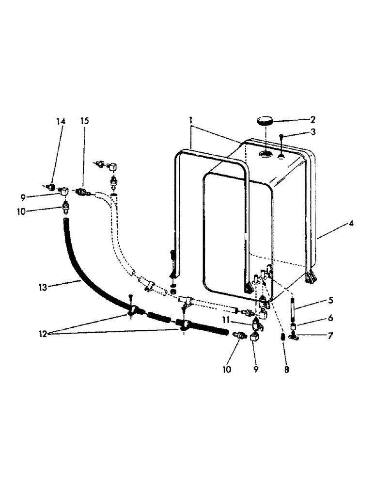 Схема запчастей Case 30YM - (019) - FUEL TANK AND LINES GROUP (02) - FUEL SYSTEM