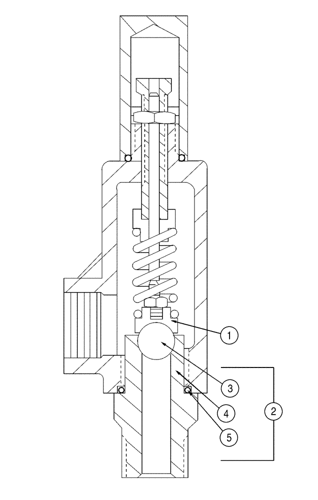 Схема запчастей Case BPG335 - (09-09) - BPG335 VALVE ASSY, RELIEF 