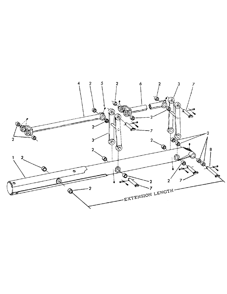 Схема запчастей Case 30YM - (030) - TOOL BOOM EXTENSION WITH PINS, 109", 116" AND 145" (09) - BOOMS