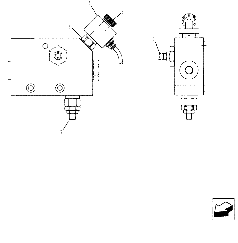 Схема запчастей Case 580SM - (35.726.09[03]) - VALVE ASSY - AUXILIARY UNI-DIRECTIONAL (WITHOUT PILOT CONTROLS) (35) - HYDRAULIC SYSTEMS