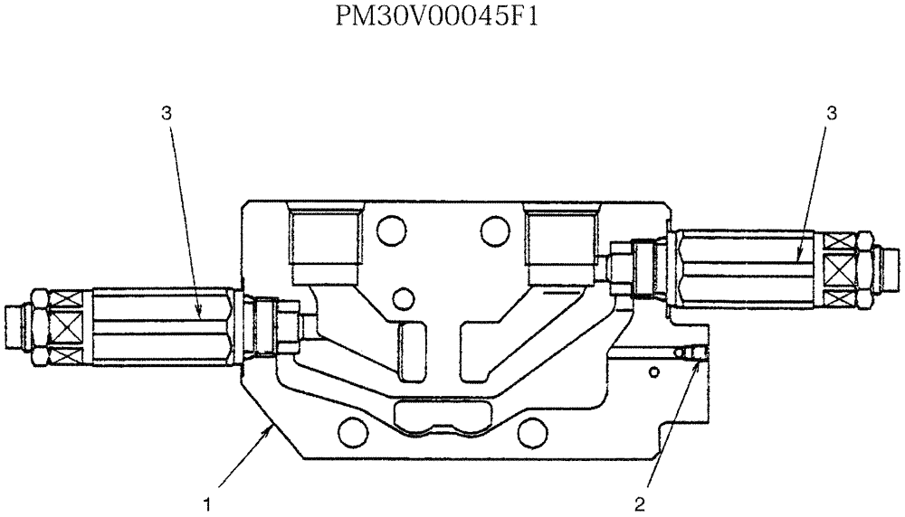 Схема запчастей Case CX27B - (07-007) - VALVE ASSY, CONTROL (INLET) (35) - HYDRAULIC SYSTEMS