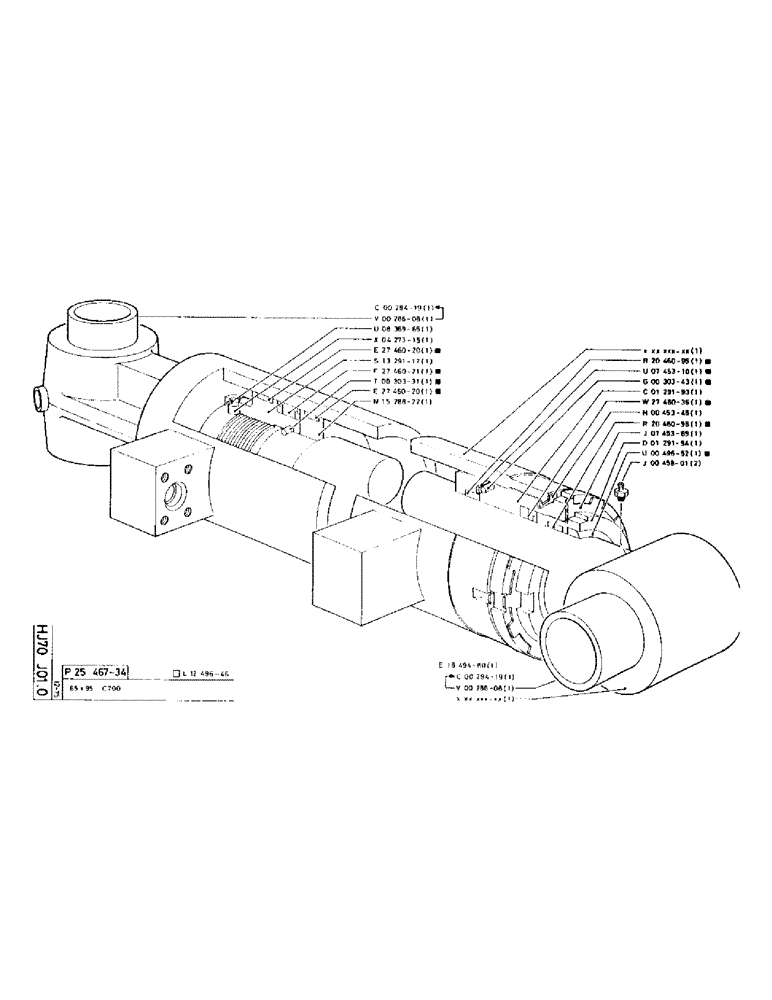 Схема запчастей Case 75P - (093) - NO DESCRIPTION PROVIDED (07) - HYDRAULIC SYSTEM