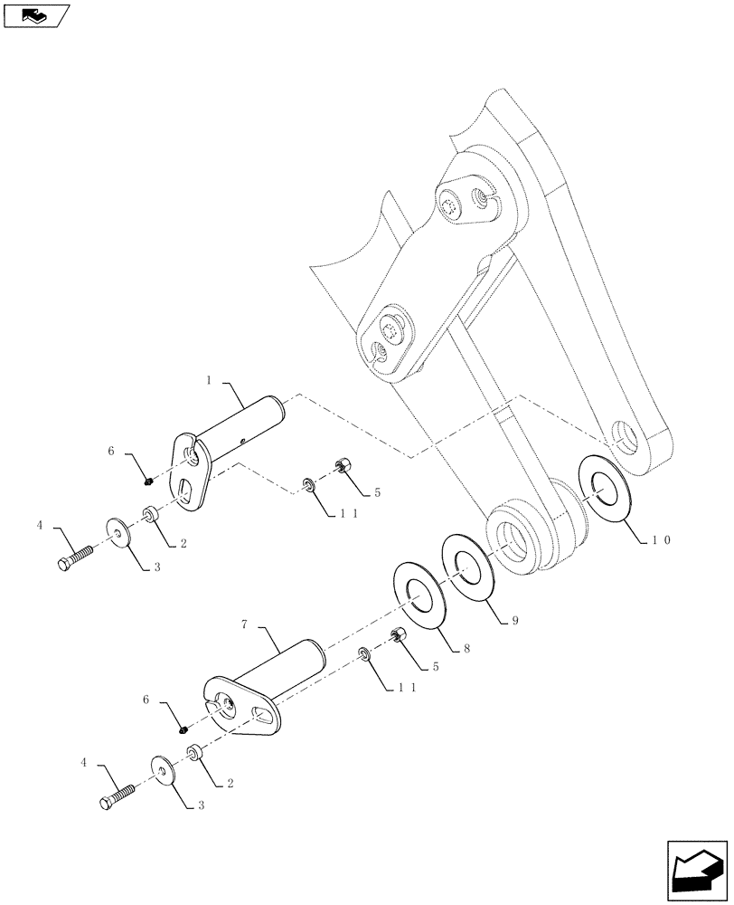 Схема запчастей Case 721F - (82.100.04) - BUCKET - ATTACHMENT (XT/TC LOADER) (82) - FRONT LOADER & BUCKET