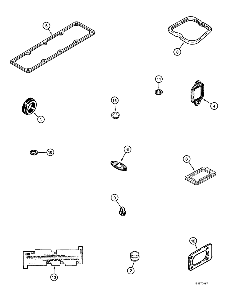 Схема запчастей Case 9010B - (2-100) - ENGINE GASKET KITS, 4TA-390 EMISSIONS CERTIFIED ENGINE, *P.I.N. DAC01#2001 AND AFTER, VALVE GRIND (02) - ENGINE