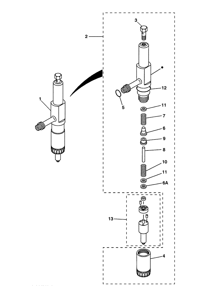 Схема запчастей Case CX350 - (03-033-00[01]) - INJECTOR (04) - ELECTRICAL SYSTEMS