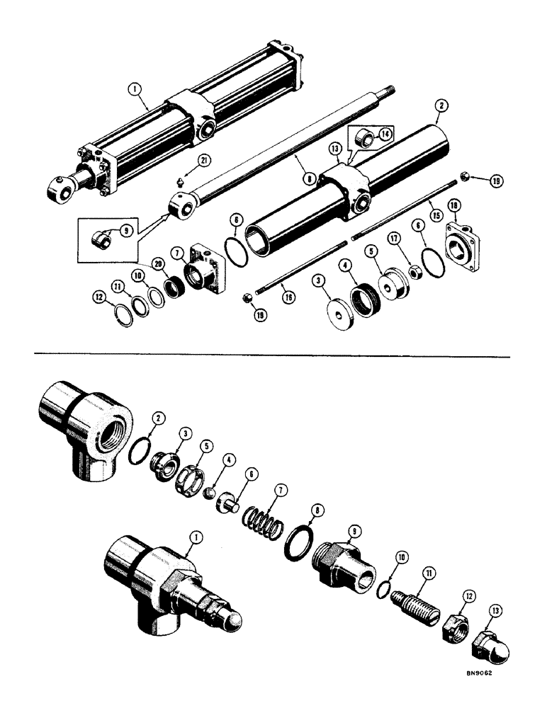 Схема запчастей Case 800 - (240) - R15281 SPECIAL RELIEF VALVE (07) - HYDRAULIC SYSTEM