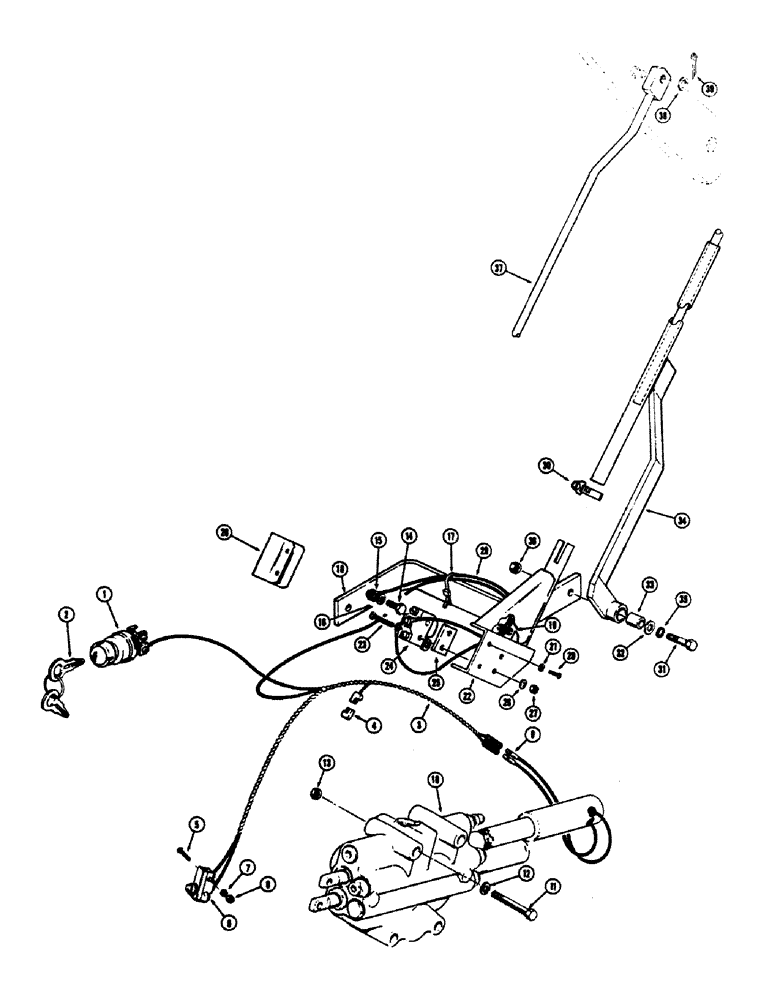 Схема запчастей Case 680CK - (116) - LOADER RETURN TO DIG PARTS (82) - FRONT LOADER & BUCKET