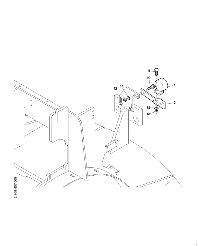 Схема запчастей Case 121E - (32.871[2989807000]) - BACKUP ALARM (OPTION) (55) - ELECTRICAL SYSTEMS