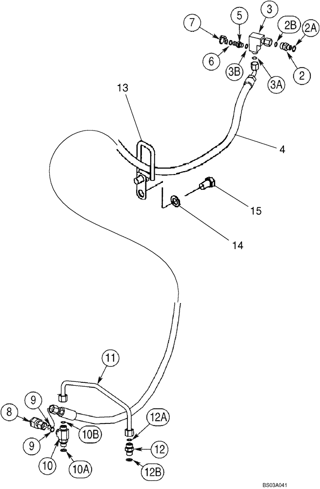 Схема запчастей Case 621D - (07-07) - HYDRAULICS - BRAKE, MAIN (07) - BRAKES