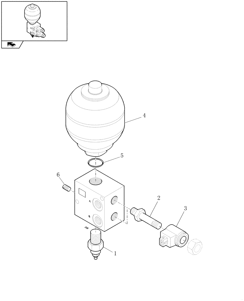 Схема запчастей Case 221E - (117[03]) - MACHINE HYDRAULIC FLOATING SYSTEM: LOCK VALVE (18) - VARIATIONS