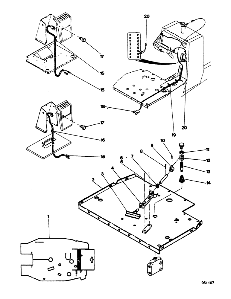 Схема запчастей Case 580G - (562) - AUXILIARY HYDRAULICS FOR FRONT AND REAR HYDRAULIC (09) - CHASSIS/ATTACHMENTS