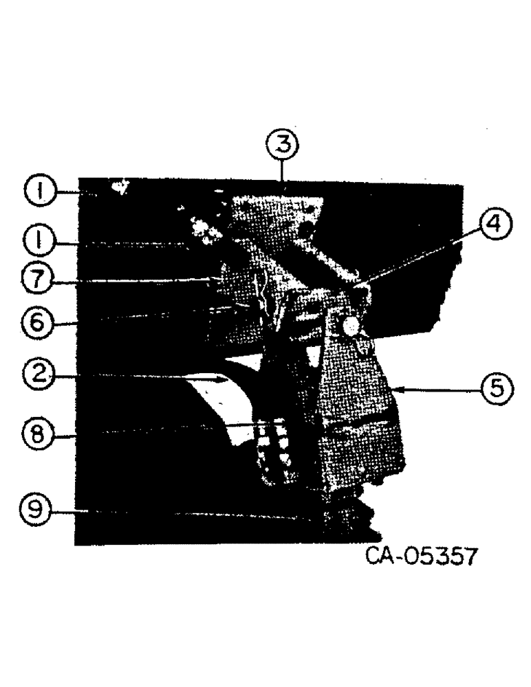 Схема запчастей Case 4155 - (17-03) - MOUNTED EQUIPMENT, POST HOLE AUGER ATTACHMENT (05) - SUPERSTRUCTURE