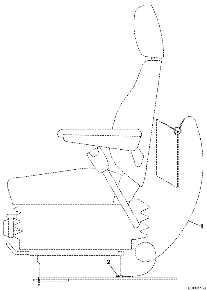 Схема запчастей Case CX160 - (09-19) - DOG CHAIN (09) - CHASSIS/ATTACHMENTS