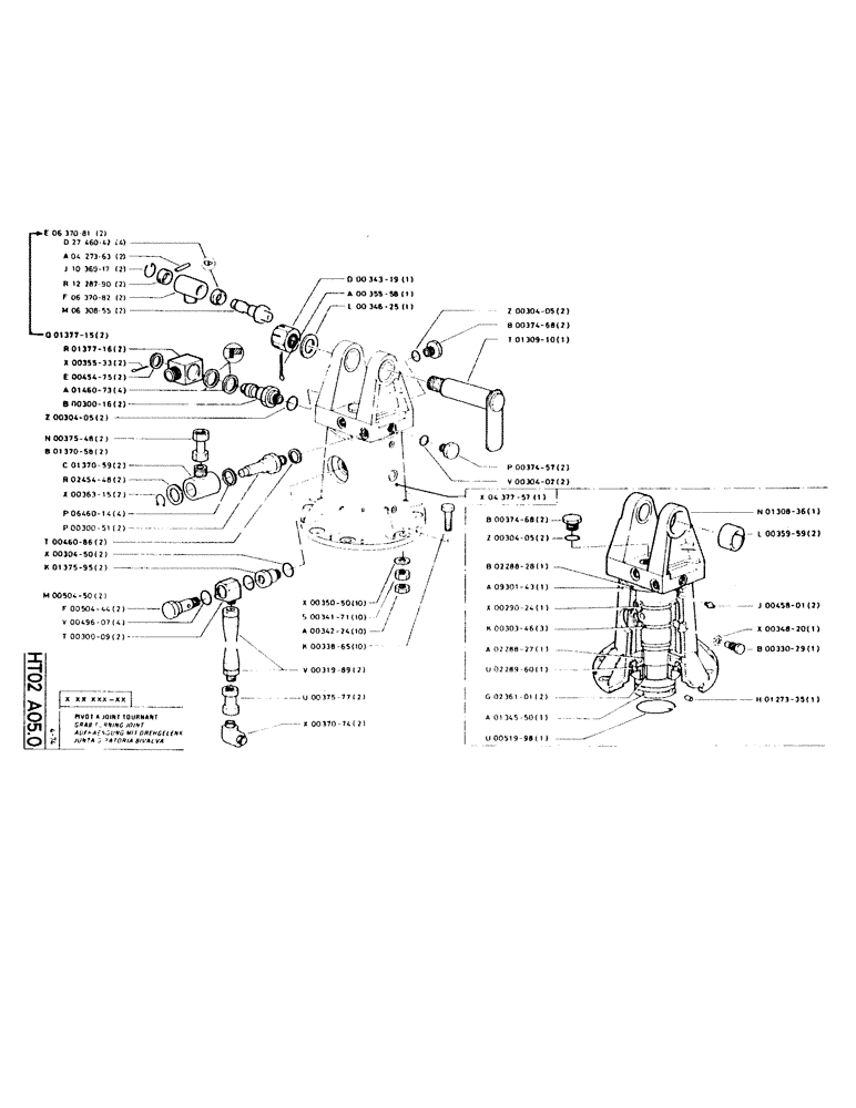 Схема запчастей Case GC120 - (200) - GRAB TURNING JOINT 