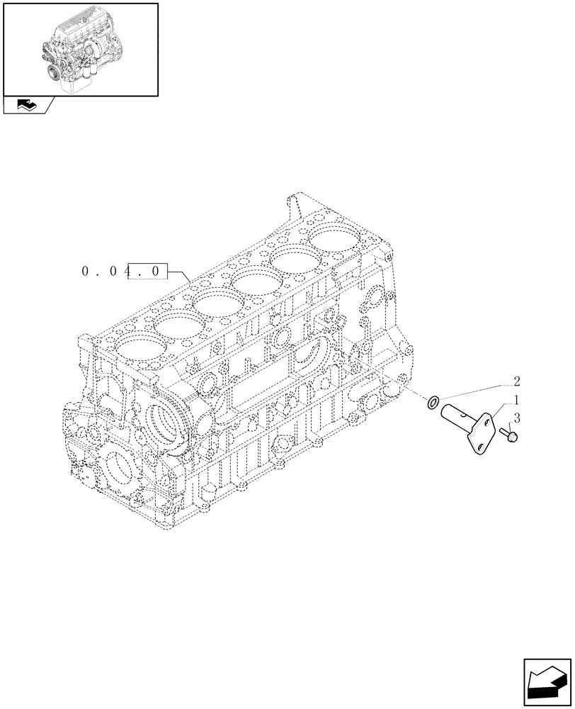 Схема запчастей Case F3AE0684P E909 - (0.30.3) - OIL PRESSURE REGULATION VALVE (99459425) 