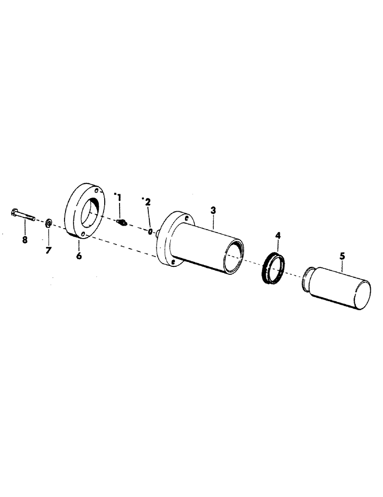 Схема запчастей Case 40EC - (021) - TRACK ADJUSTMENT CYLINDER (04) - UNDERCARRIAGE