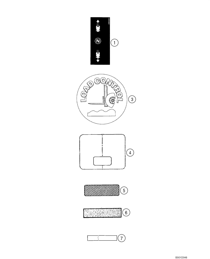 Схема запчастей Case 586G - (09-32) - DECALS (09) - CHASSIS