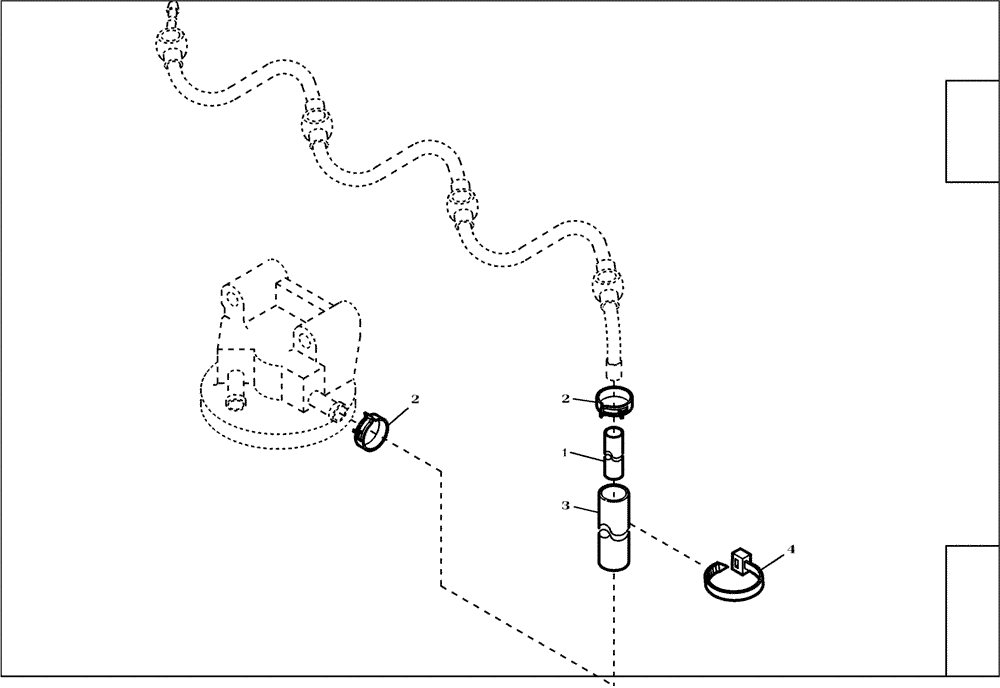 Схема запчастей Case 221E - (95.016[2987808001]) - FUEL LINE (10) - ENGINE